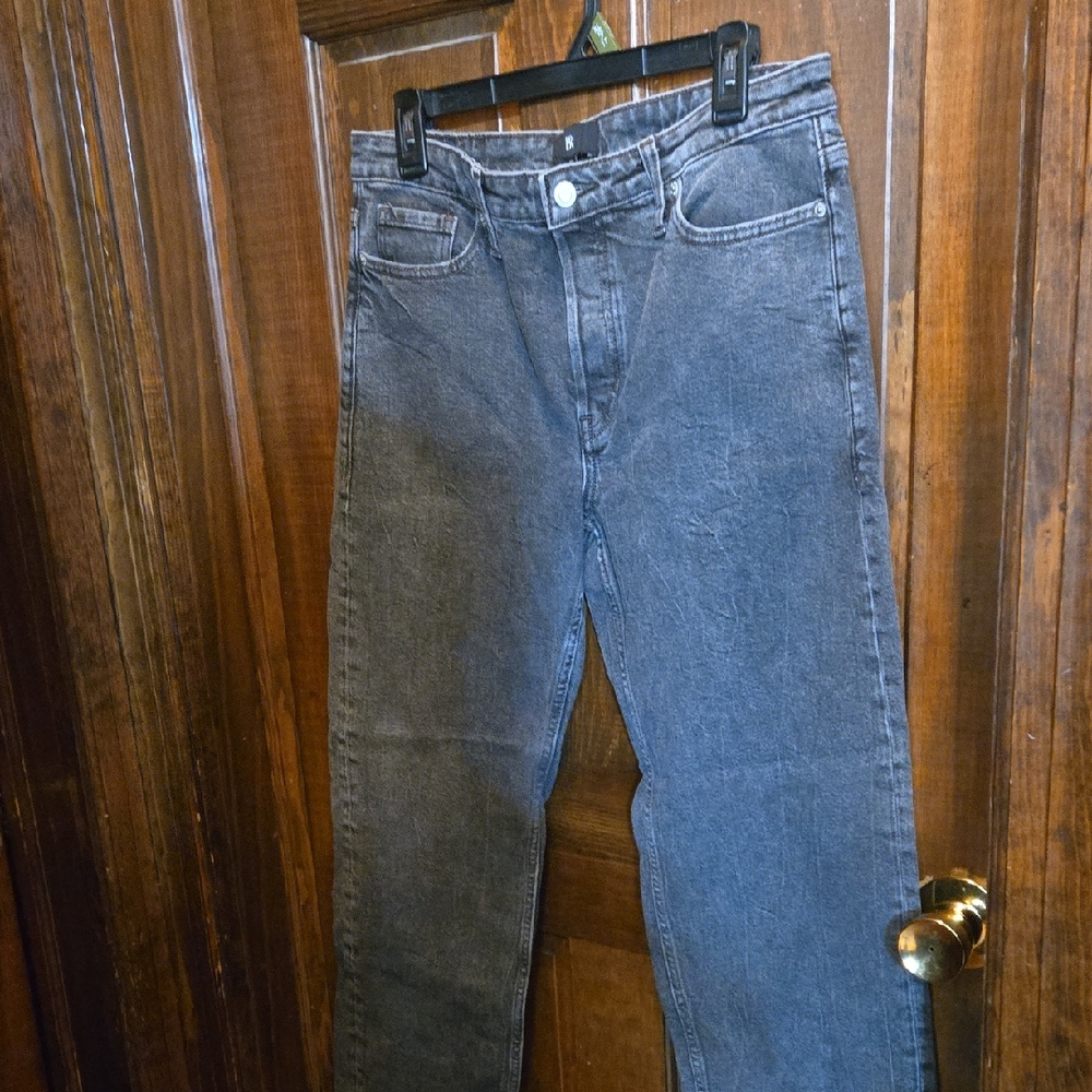 Banana Republic Womens Dark Gray Straight Jeans
